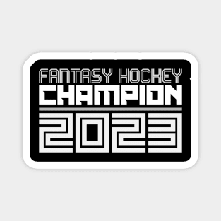 Fantasy Hockey League Champ 2023 Magnet