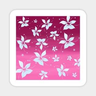 Tropical Flowers Magnet