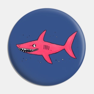 Cute Pink Shark Pin