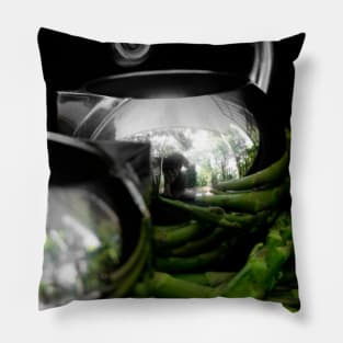 Still life with asparagus Pillow