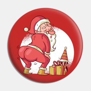 Twerking Santa Pin