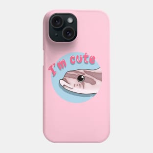 Cute Lavender Western Hognose Snake Phone Case