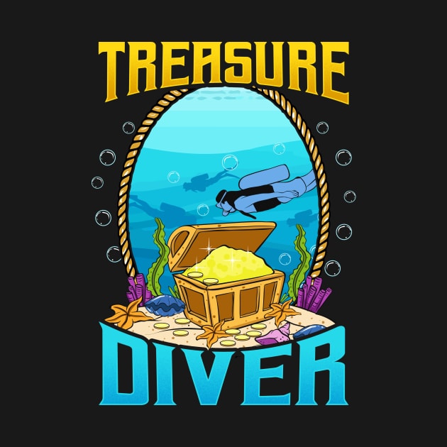 Awesome Scuba Diving Treasure Diver by theperfectpresents