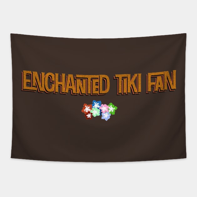 Enchanted Tiki Fan Tapestry by Bt519