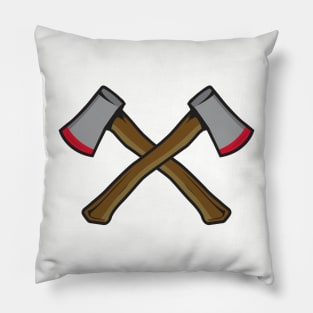 Crossing Axes Pillow