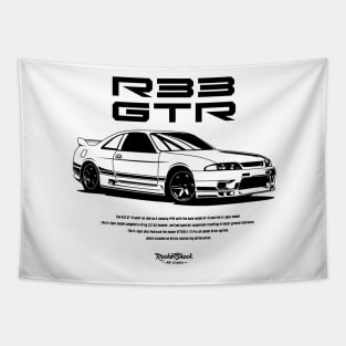 GTR R33 jdm Tapestry