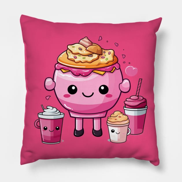 kawaii Ice cream  T-Shirt cute Candy food gilrl Pillow by nonagobich