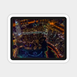 DUBAI CITY AERIAL VIEW Magnet