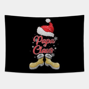 Santa Papa Claus Merry Christmas Matching Family Group Tapestry