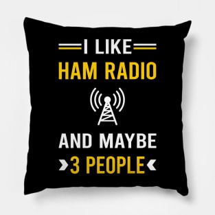 3 People Ham Radio Amateur Radio Pillow