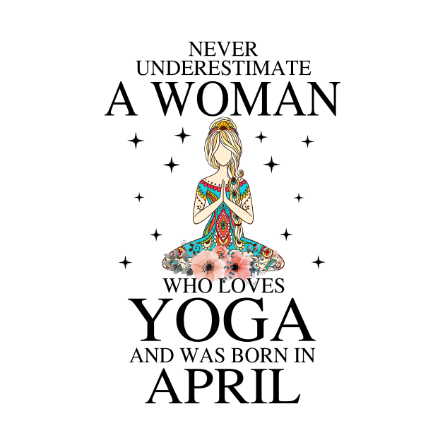 A Woman Who Loves Yoga And Was Born In April by Vladis