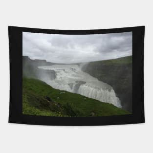 Gullfoss Falls in Iceland Tapestry