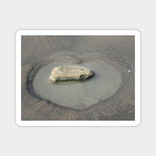 Heart On The Beach Magnet