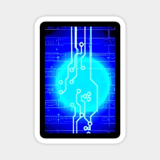 Blue circuit board Magnet