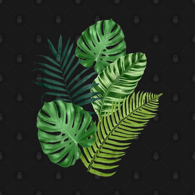 Tropical leaves by CatyArte