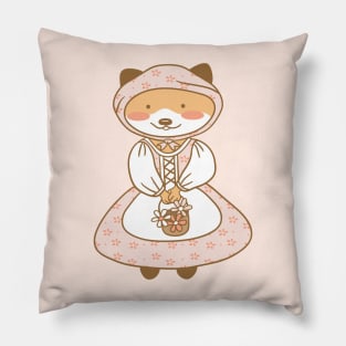 Cottagecore Fox Pillow