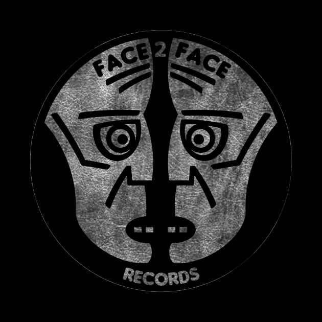 FACE 2 FACE The 2 mask logo premium by God Of The Haven