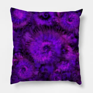 Tie Dye Tees in Purple and Pink Pillow