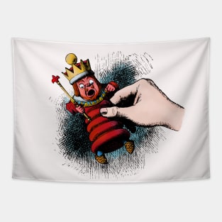 Alice and the Red King Tapestry