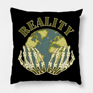 Mother Earth. Planet Demise. Pillow