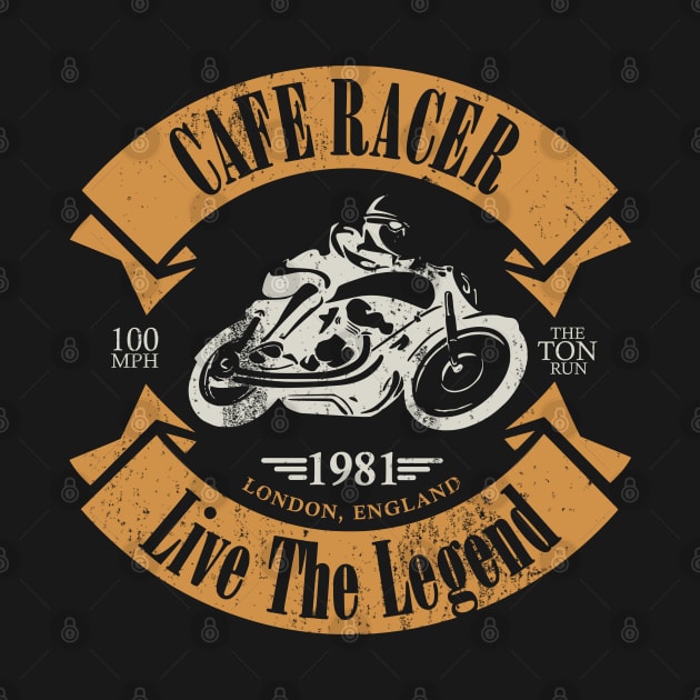 Cafe Racer London (distressed) by TCP