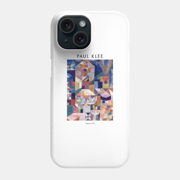 Paul Klee - Burggarten Phone Case by MurellosArt