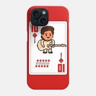 Pixelrockstars Ten of Diamonds Playing Card Phone Case