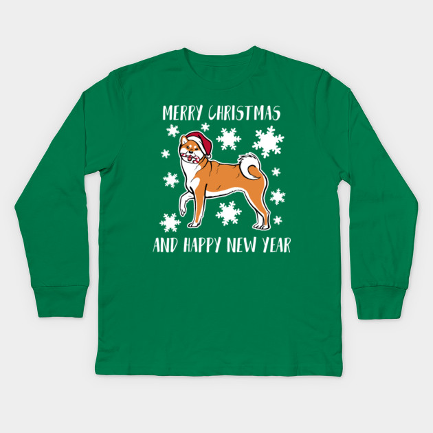 Merry Christmas And Happy New Year Shiba Inu Shirt Christmas Holiday Party Dog Lover Pets Tshirt Gift Tee By Crankyart