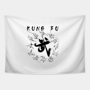 kung fu (功夫) Tapestry