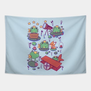 The Little Frog Prince Tapestry