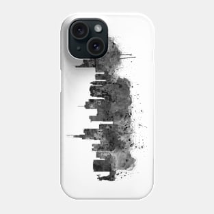 Frankfurt Black and White Skyline Phone Case