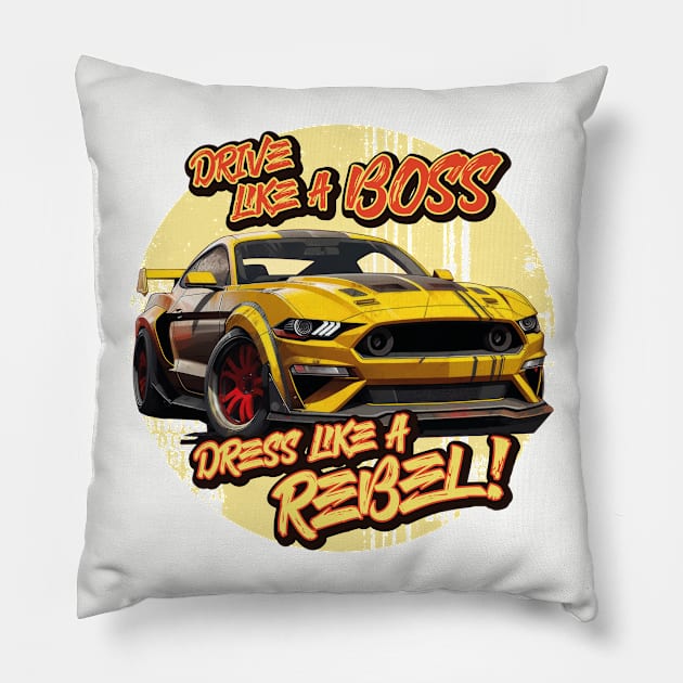 For car loving kid! Pillow by 24 D'esign Lab