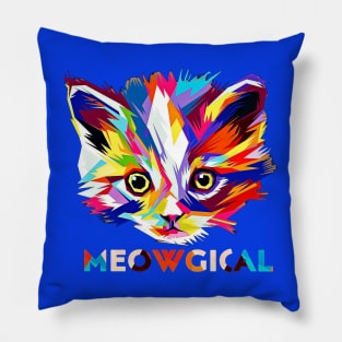 Meowgical Pillow