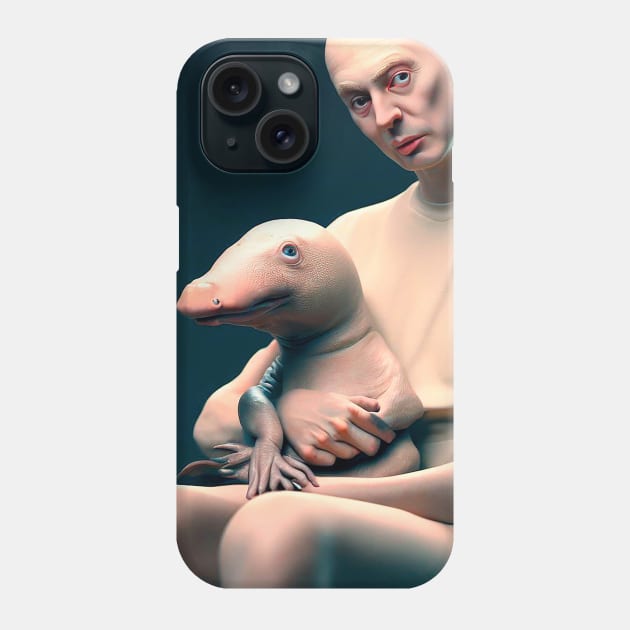 Race among us, reptile aliens are out there Phone Case by Marccelus