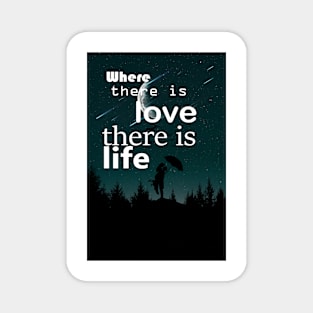 Love and life Magnet