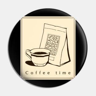 Coffee time Pin