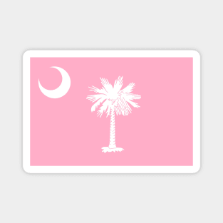 Flag of South Carolina - Pink Magnet