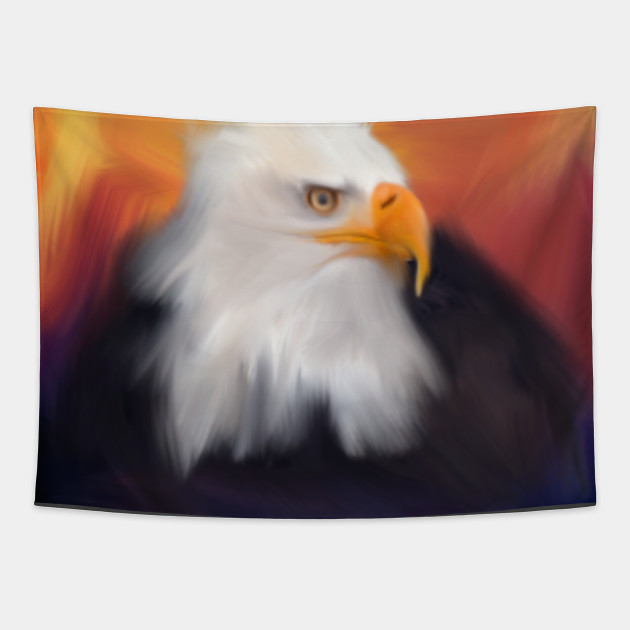 Abstract Eagle Painting Painting Tapestry Teepublic