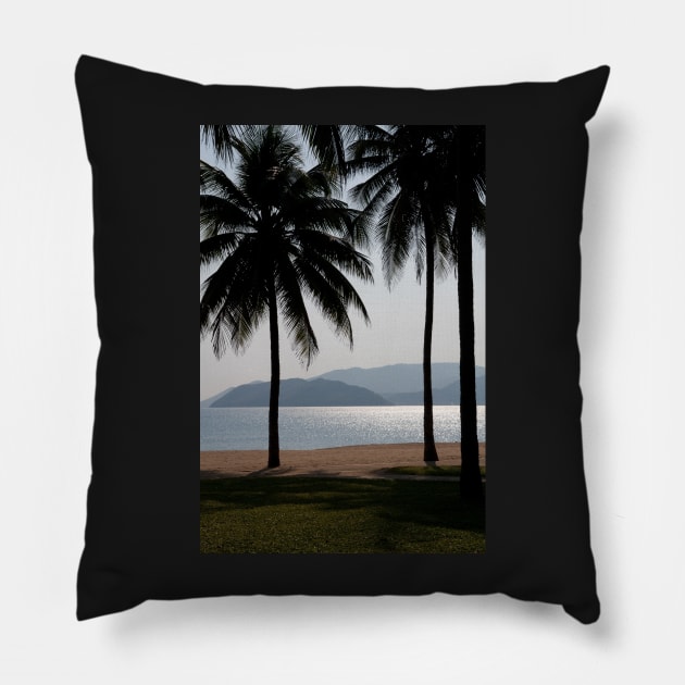 Nha Trang - Vietnam Pillow by Kat C.