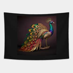 Jewel-like Peacock Tapestry