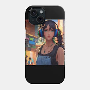 manga girl Phone Case