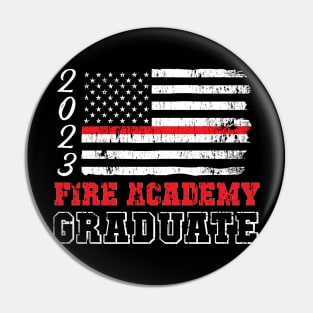 Fire Academy 2023 Graduation - Thin Red Line TShirt Pin