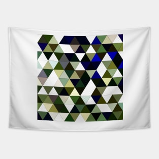 Triangles Everywhere - Green Tapestry