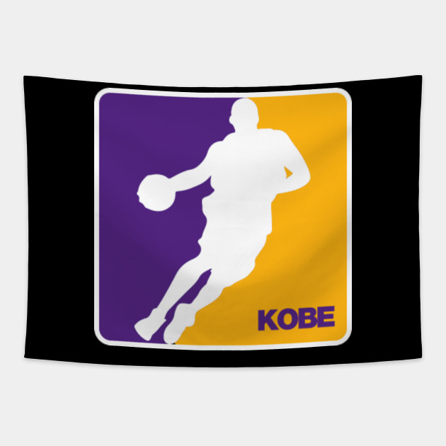 Kobe Nba Lakers Logo Rip Kobe Kobe Nba Logo Tapestry Teepublic Au