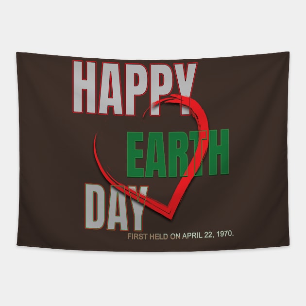 Earth Day Everyday Earth Day - Planet Anniversary 2023. Tapestry by TeeText