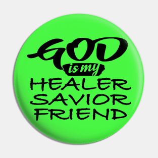 Healer Savior Friend by Lifeline Pin