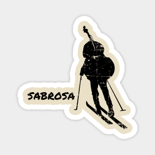 Sabrosa Distressed Black Magnet