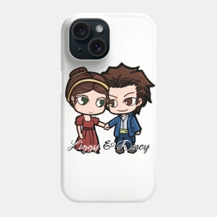 Lizzy & Darcy In Love Phone Case