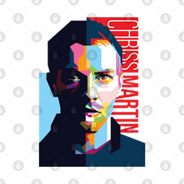 Chris Martin Pop Art 2 by Laksana Ardie Store