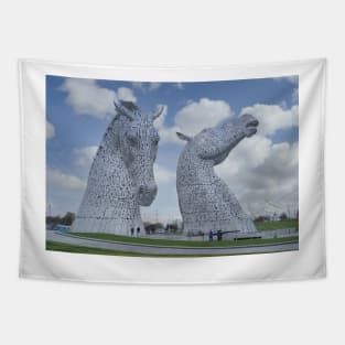 The Kelpies, Helix Park, Falkirk, Scotland, the Kelpies are the largest equine sculptures in the world Tapestry